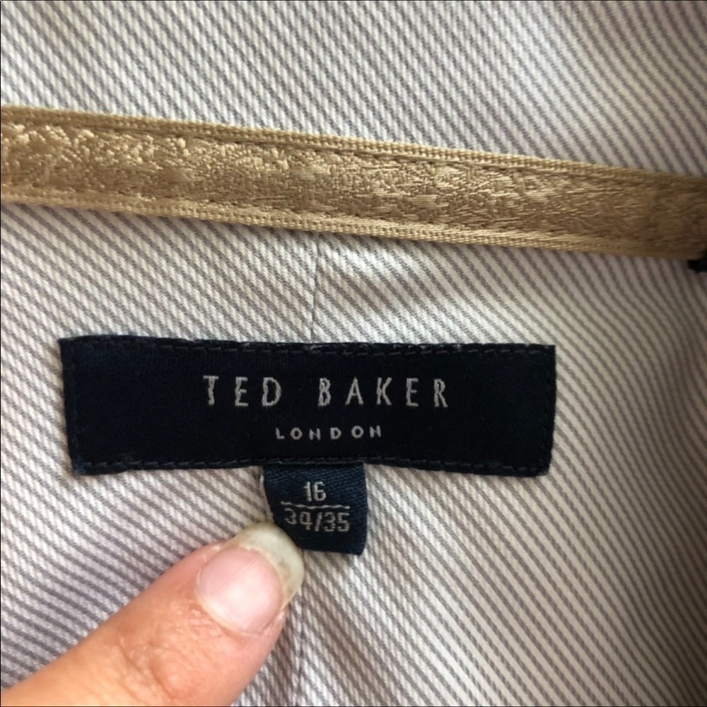 Ted Baker London striped button shirt - Picture 7 of 8